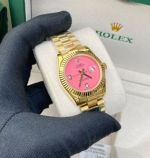 Rolex Datejust 31mm Imported Movement 316L Steel Women Pink Dial Watch